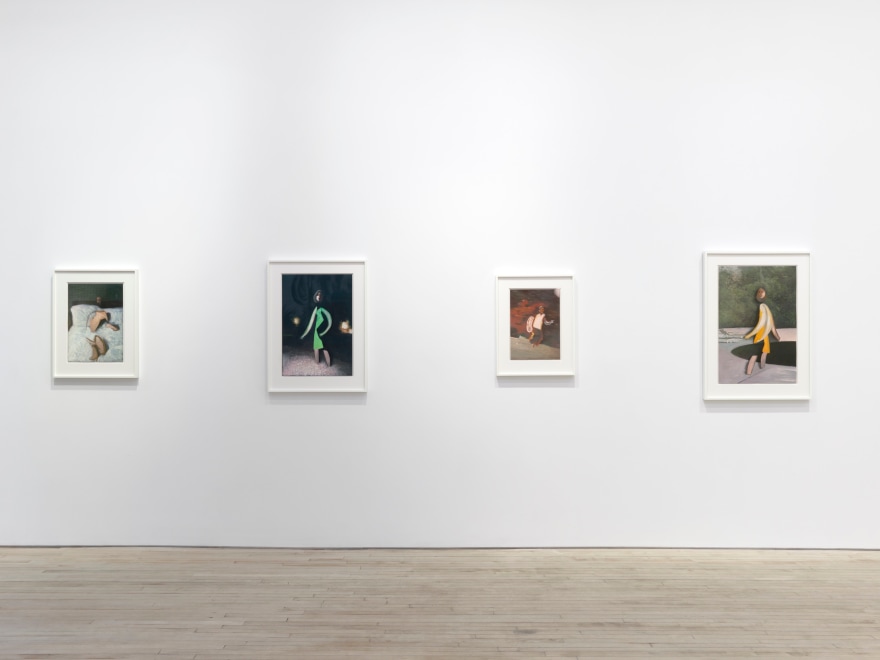 Installation view of Jonathan Wateridge, Works on Paper, Nino Mier Gallery, Tribeca, September 5 &ndash; October 18, 2025