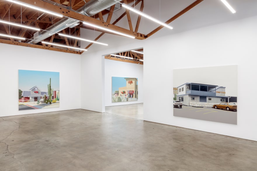 Installation views of Jake Longstreth, Seasonal Concepts, Nino Mier Gallery, Los Angeles