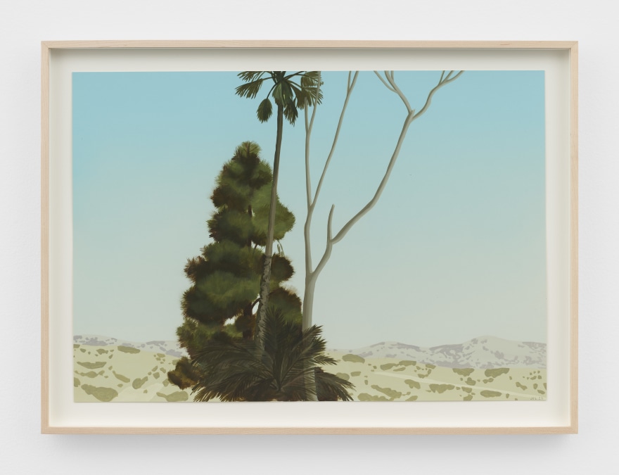 Jake Longstreth Untitled, 2022 Oil on paper 16 1/2 x 22 1/2 in (framed) 41.9 x 57.1 cm (framed) (JLO22.038)