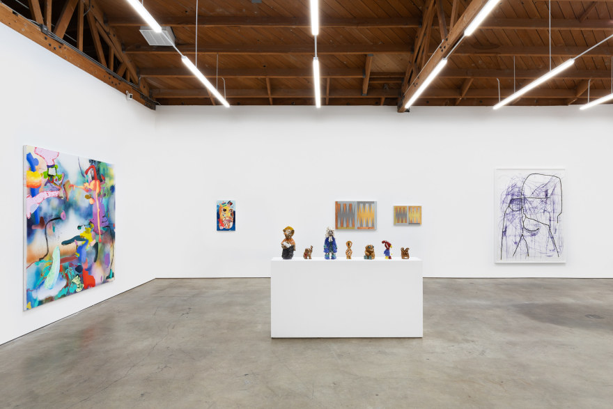 Installation View of NADA Miami, Day Two, Nino Mier Gallery, Los Angeles, CA 1/5