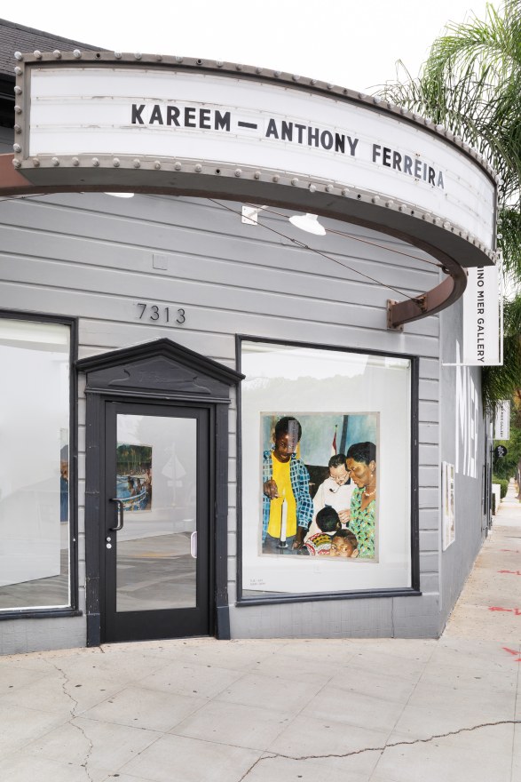 Installation View 2 of Kareem-Anthony Ferreira: First Foundation (September 12&ndash;October3, 2020). Nino Mier Gallery, Los Angeles, CA