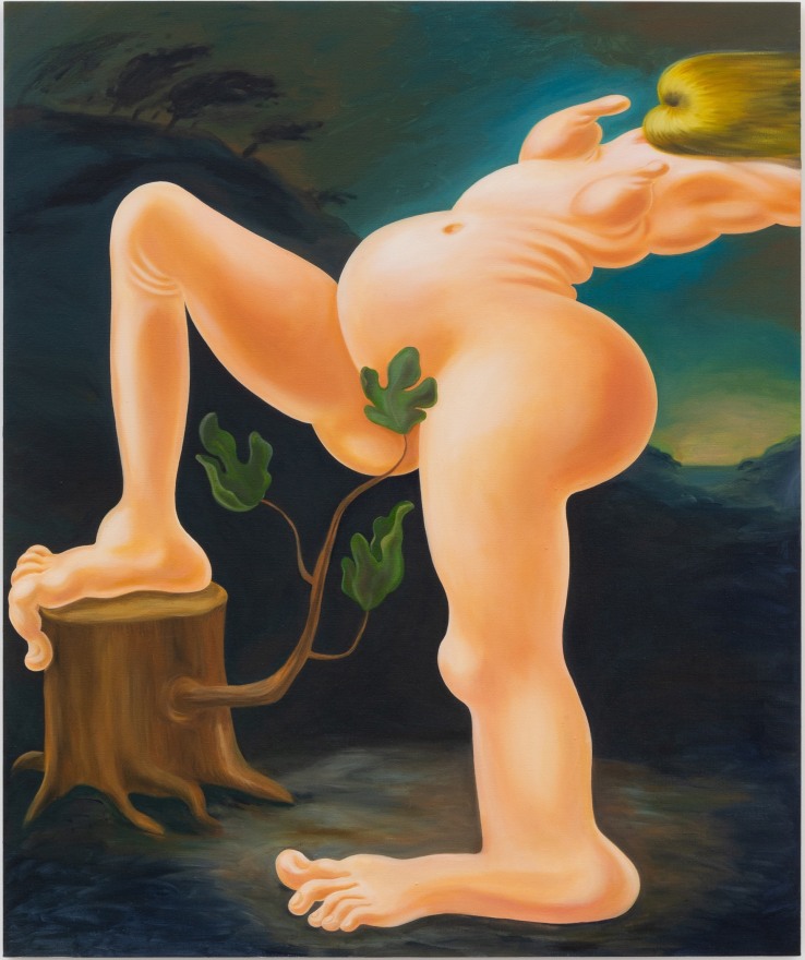 Louise Bonnet, The Wind, 2019. Oil on canvas, 60 x 72 in, 152.4 x 182.9 cm (LB19.014)