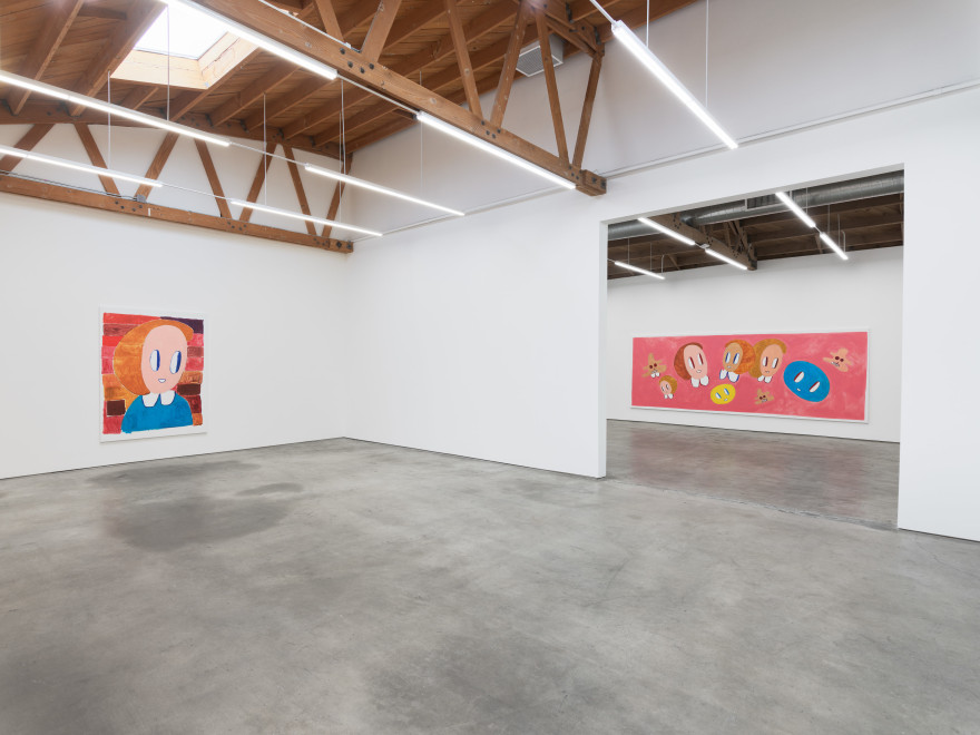 Installation View of Andr&eacute; Butzer, Fr&auml;nkische T&auml;nze, (November 5, 2022 - January 7, 2023). Nino Mier Gallery One, Los Angeles.