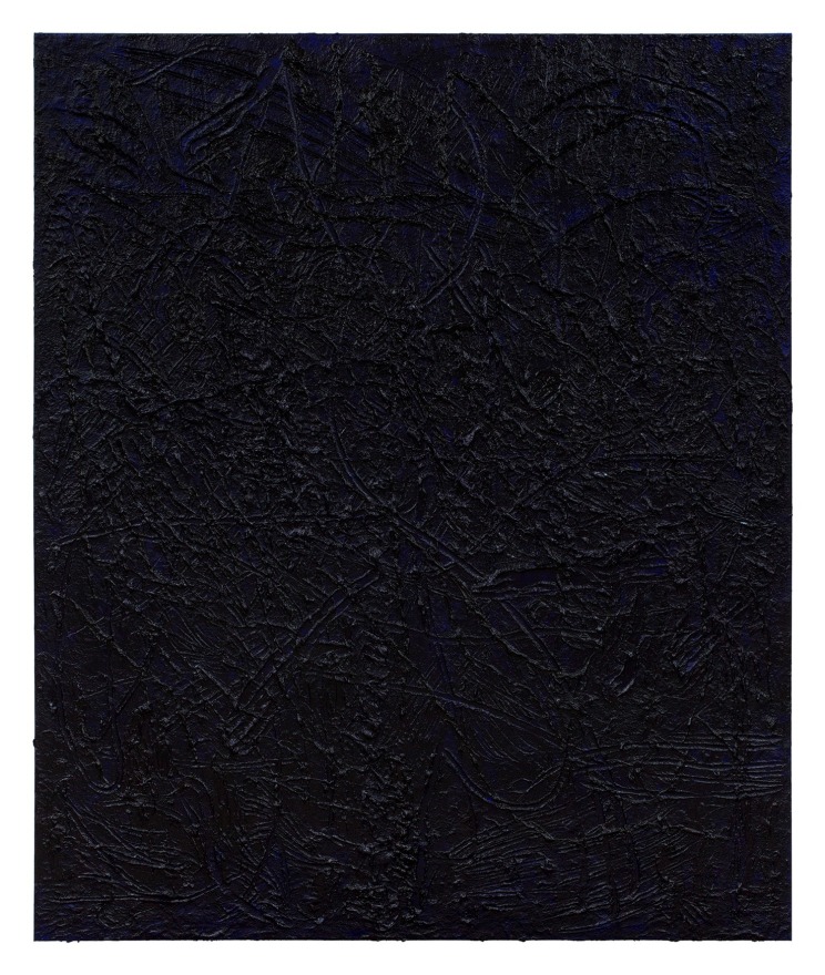Jana Schr&ouml;der, Kinkrustation PB13, 2016, Papermach&eacute;, acrylic, and oil on canvas 94 1/2 x 78 3/4 in (240 x 200 cm), JSR16.006