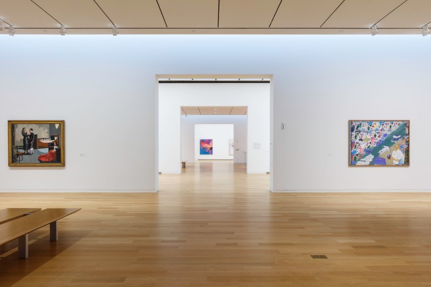 Installation view of Nicola Tyson and Celeste Dupuy-Spencer,  The Modern Art Museum of Fort Worth  (group show) 2022, &ldquo;Women Painting Women,&rdquo;&nbsp; Image Courtesy of The Modern Art Museum of Fort Worth