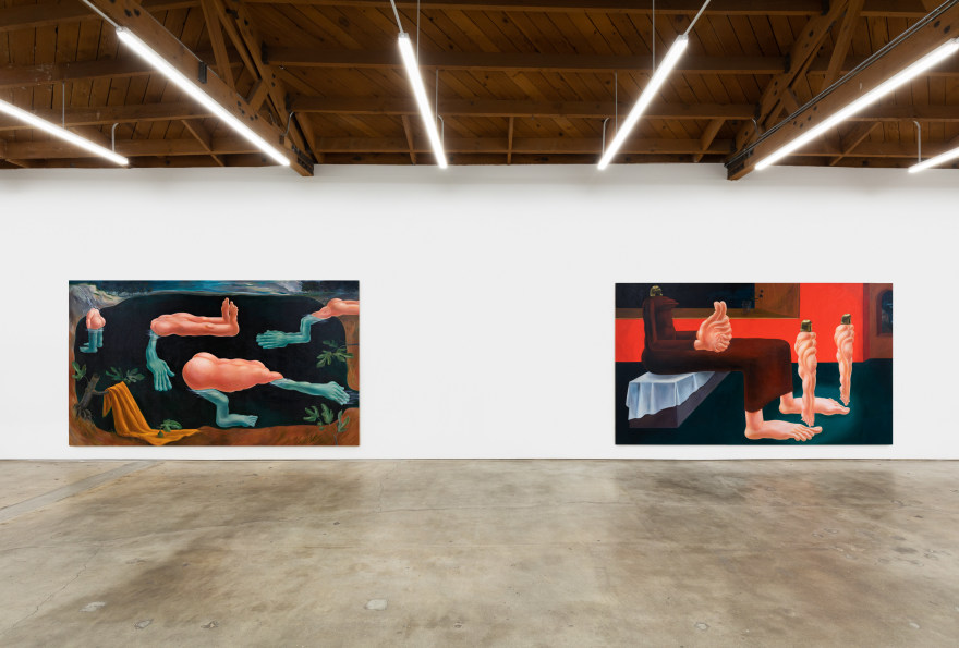 Installation View of Louise Bonnet, Vagabond, Nino Mier Gallery, Los Angeles