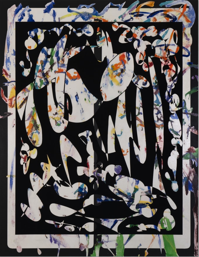 Ana Villagomez Thick as Thieves, 2025 Signed, titled, and dated on verso Acrylic and flashe on canvas 64 x 48 in 162.6 x 121.9 cm (AVI25.016)