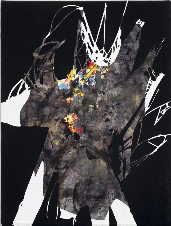 Ana Villagomez Subterranean Star, 2025 Signed, titled, and dated on verso Acrylic and flashe on canvas 16 x 12 in 40.6 x 30.5 cm (AVI25.011)