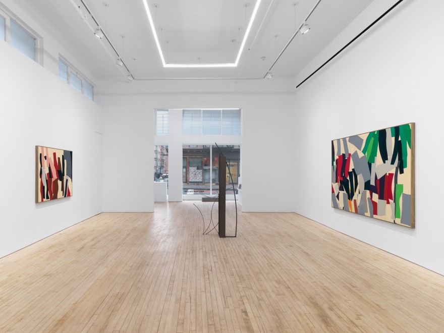 Installation view of Ethan Cook, Free Hand, Nino Mier Gallery, Tribeca, April 4 &ndash; May 9, 2025