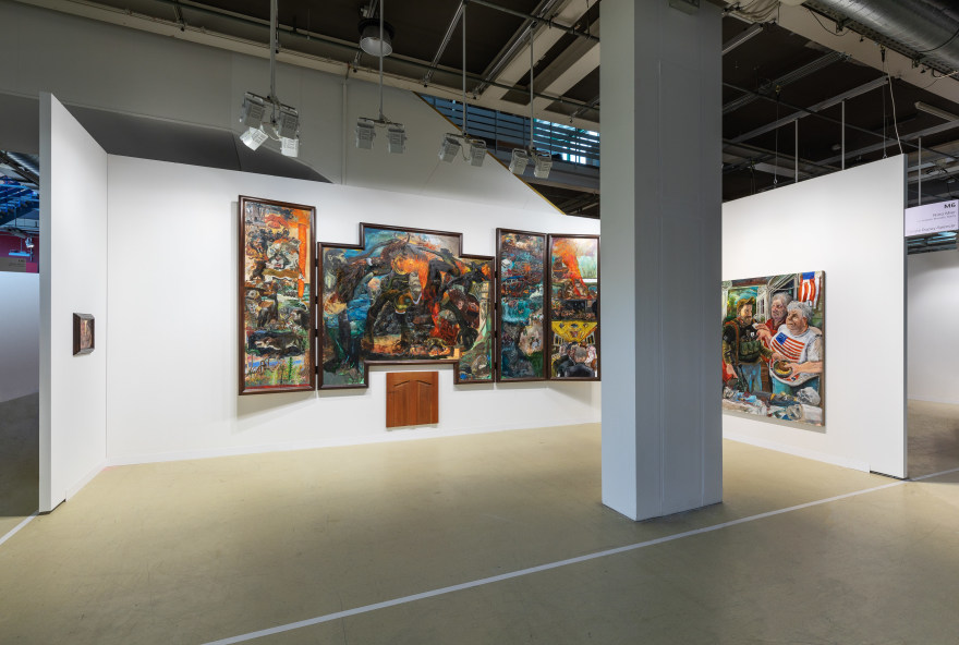 Installation View of Celeste Dupuy-Spencer, Art Basel Switzerland (June 16-19, 2022), Nino Mier Gallery