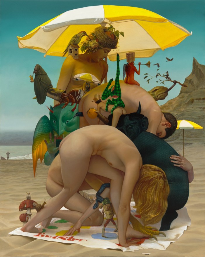 Matthew Hansel Balance Fails To Seduce Those Who Find Pleasure In The Fall, 2023 Oil and flashe paint on canvas 60 x 48 in 152.4 x 121.9 cm (MHS23.001)