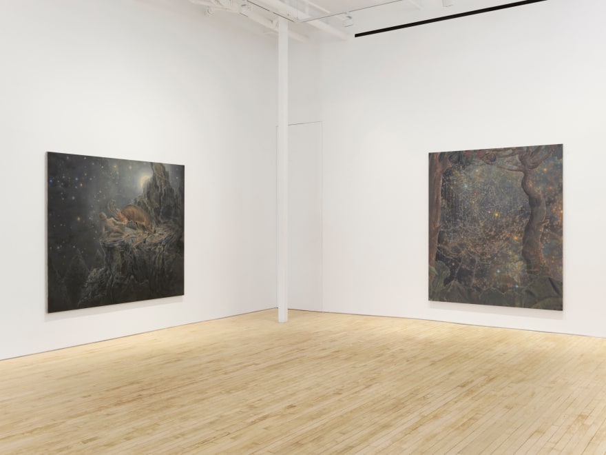 Installation View of Marin Majić, Nocturne (September 6 - October 21, 2023). Nino Mier Gallery, New York Tribeca