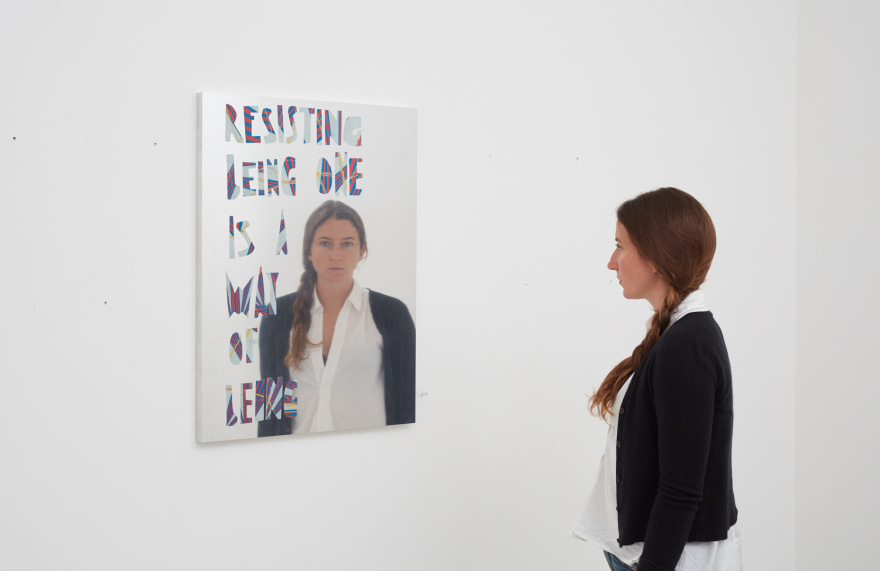 Eve Fowler, &quot;Resisting being one is a way of being&quot;, Installation view