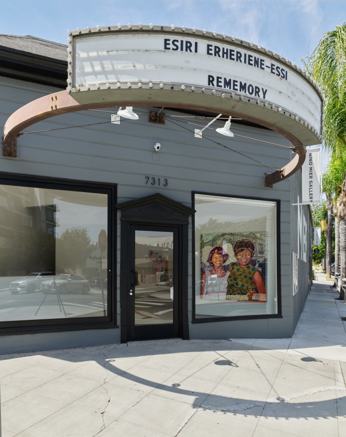 Installation view of Esiri Erheriene-Essi, Rememory, (July 23 - August 27, 2022), Nino Mier Gallery Two, Los Angeles.