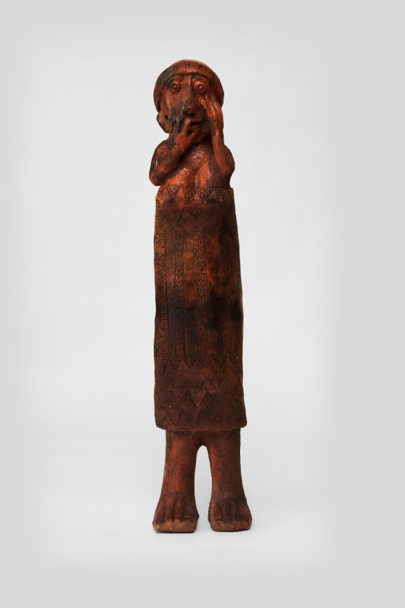Seyni Awa Camara Untitled, 1990 Fired clay 52 x 9 7/8 x 9 in 132 x 25 x 23 cm (SAW22.022)