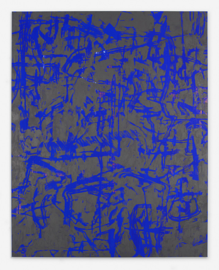 Raul Illarramendi EA n&deg;270, 2022 Oil, watercolour stick and gouache on canvas 78 3/4 x 63 in 200 x 160 cm (RIL22.001)