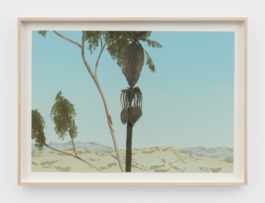 Jake Longstreth Untitled, 2022 Oil on paper 16 1/2 x 22 1/2 in (framed) 41.9 x 57.1 cm (framed) (JLO22.026)