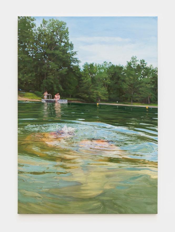 Laura Sanders Vacancy, 2016 Oil on canvas 61 x 43 in 154.9 x 109.2 cm (LSA21.001)