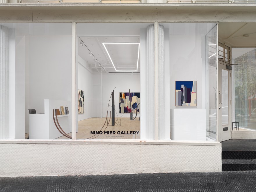 Installation view of Ethan Cook, Free Hand, Nino Mier Gallery, Tribeca, April 4 &ndash; May 9, 2025