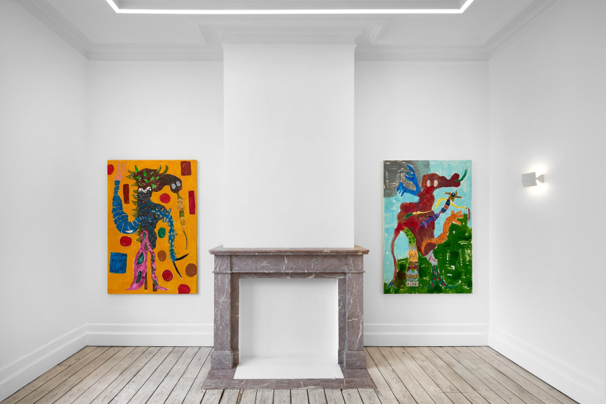 Installation view of Andrey Samarin, Archetypal Images, Nino Mier Gallery, Brussels, January 18 &ndash; February 28, 2025