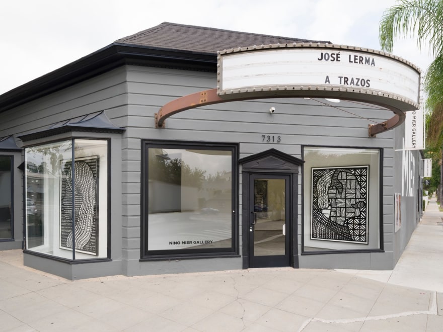 Installation View of Jos&eacute; Lerma, A Trazos (September 23 - October 21, 2023) Nino Mier Gallery, Los Angeles, CA