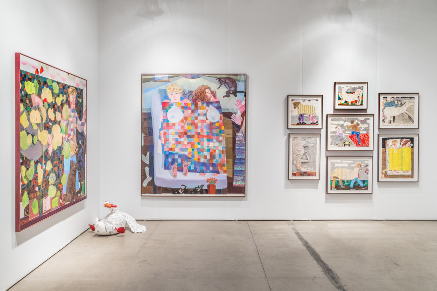 Installation view of Pieter Jennes, Expo Chicago (April 13 - 16, 2023), Nino Mier Gallery.