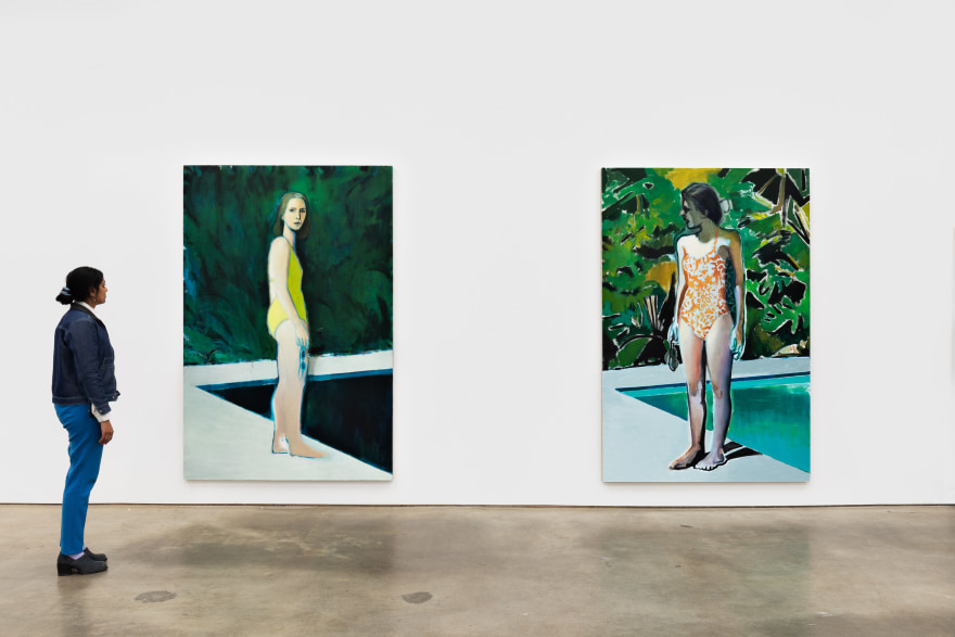 Installation View of Jonathan Wateridge: Inland Water (February 16-March 17, 2021) Nino Mier Gallery, Los Angeles, CA