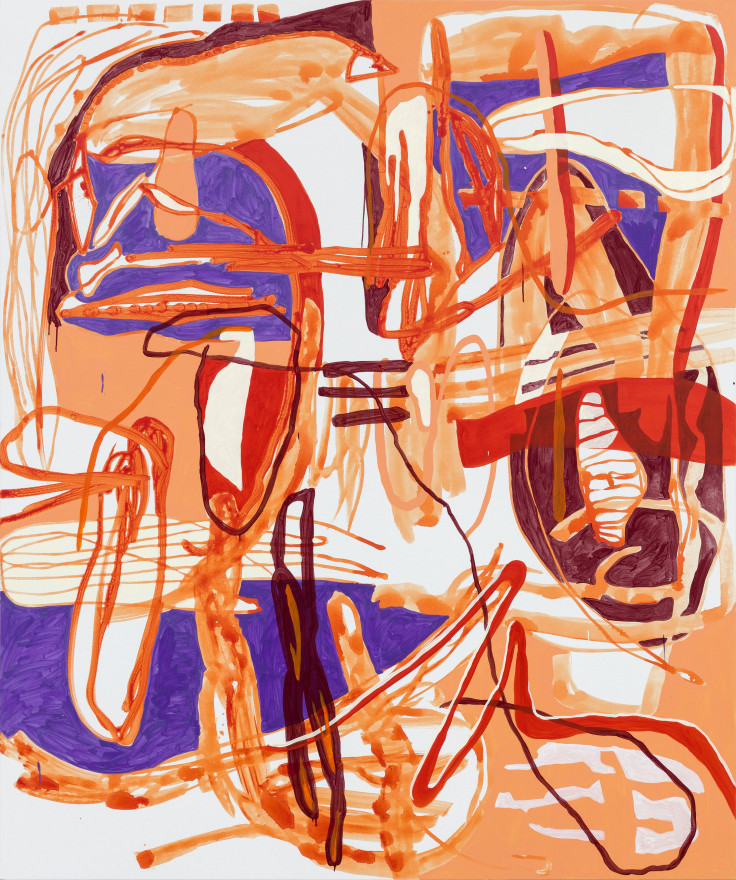 Jana Schr&ouml;der PERLASYNTHIC L8, 2022 Acrylic on canvas 94 1/2 x 78 3/4 in 240 x 200 cm (JSR22.060)