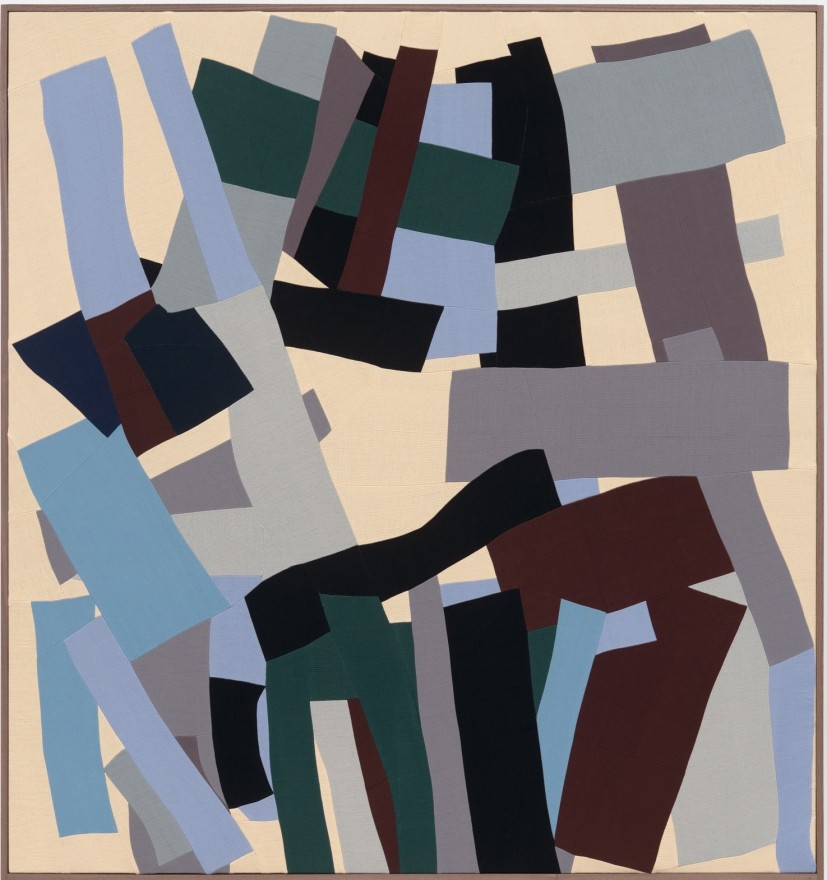 Ethan Cook East of Eden, 2025 Signed and dated on verso Hand-woven cotton in artist-made frame 64 x 60 in (framed) 162.6 x 152.4 cm (framed) (ECO25.024)