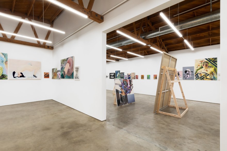 Installation view 5 of To Paint is To Love Again, Curated by Olivier Zahm (January 18-28, 2020) at Nino Mier Gallery, Los Angeles