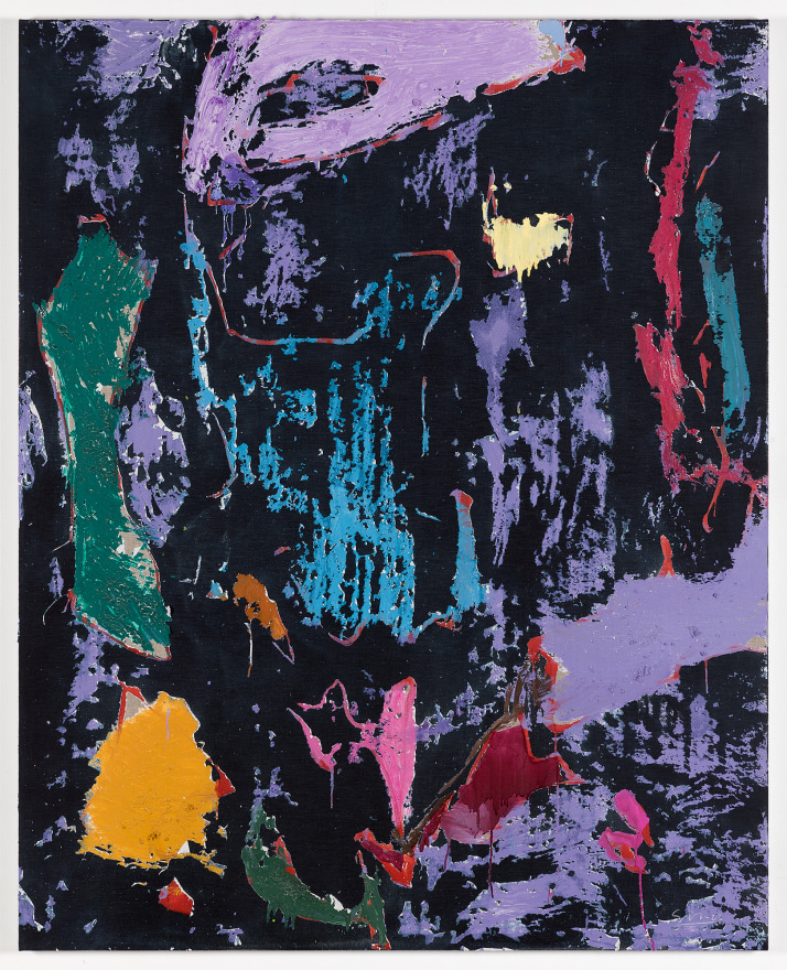 Secundino Hern&aacute;ndez Untitled, 2023 Acrylic and dye on linen 70 7/8 x 57 1/8 in 180 x 145 cm (SHE23.009)
