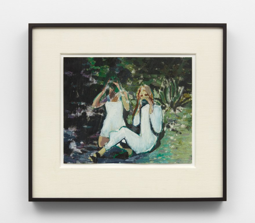 Jonathan Wateridge Siren, 2021 Oil on paper 15 1/2 x 17 in (framed)&nbsp; 39.4 x 43.2 cm (framed)&nbsp; (JWA21.090)