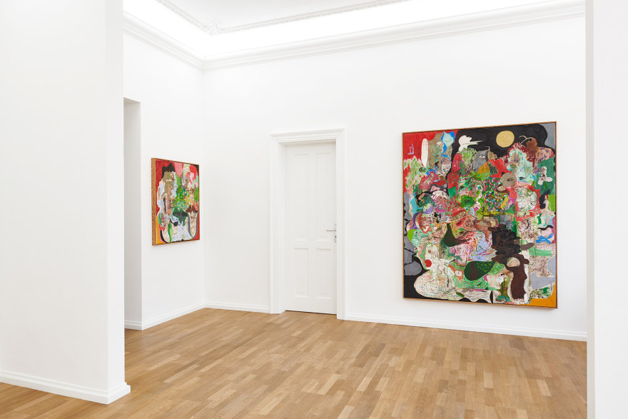 Installation view 4 of Michael Bauer: New Paintings (April 19-22, 2018) at Salon Nino Mier, Cologne