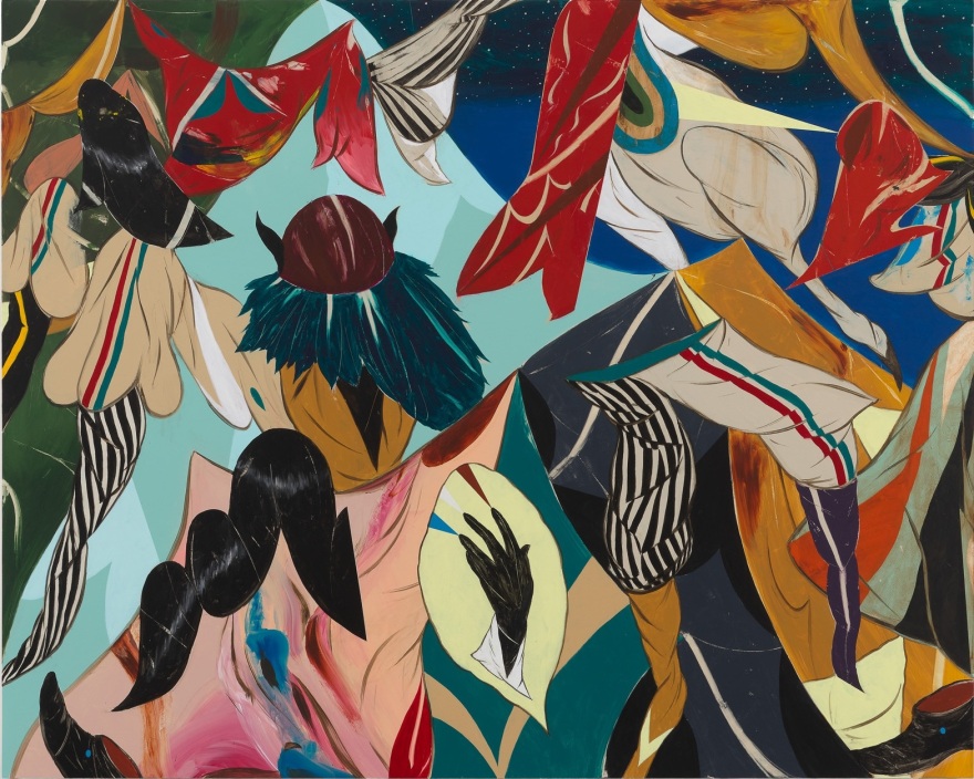 Kenichi Hoshine Houndstooth, 2024 Signed, titled, and dated on verso Acrylic on panel 48 x 60 in 121.9 x 152.4 cm (KHO24.003)