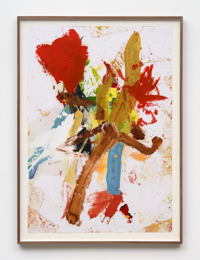 Jorge Galindo Sacromonte 54, 2022 Oil on paper 43 1/4 x 31 1/2 in (framed) 109.9 x 80 cm (framed) (JGA22.065)