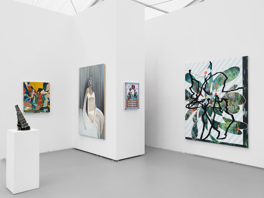 Installation view of Untitled Art Miami Beach, Nino Mier Gallery, Booth C28 (December 4 - 8, 2024)