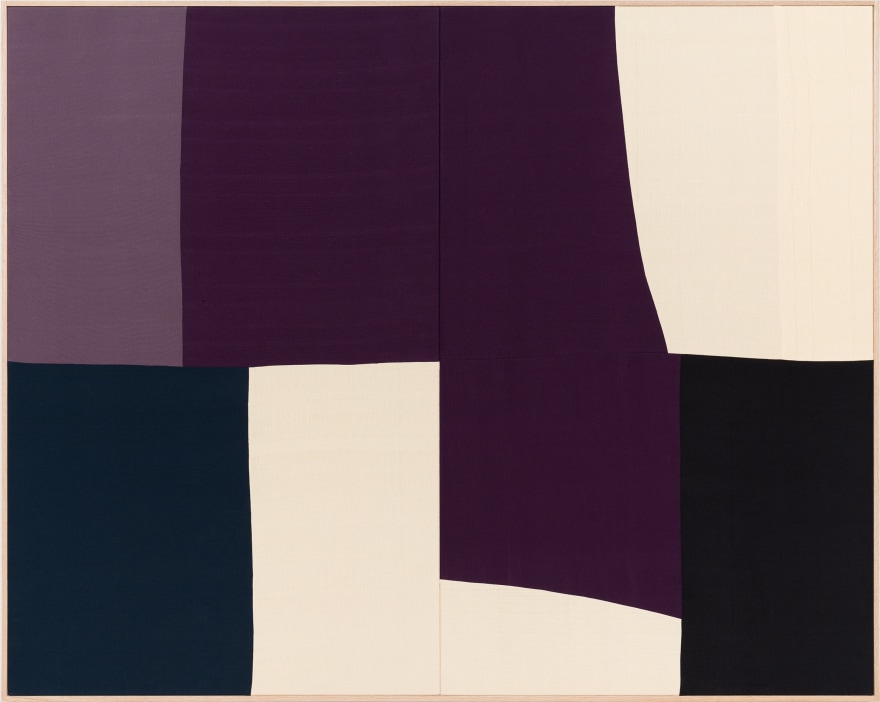 Ethan Cook Switch, 2020 Handwoven cotton and linen in artist's frame 64 x 80 in (framed) 162.6 x 203.2 cm (framed) (ECO20.037)