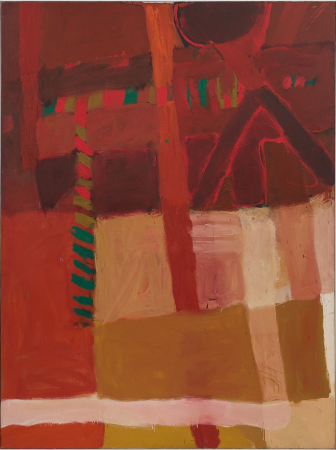 Albert Irvin Place, 1965 Oil on canvas 80 1/4 x 60 1/4 in (framed) 204 x 153 cm (framed) (AIR25.017)