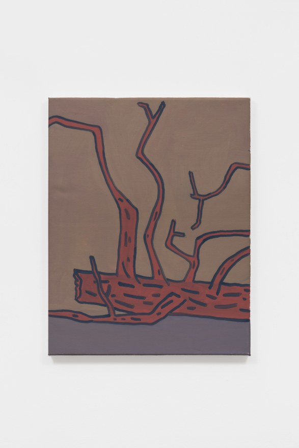 Hubert Schmalix Landscape &quot;Dead Tree&quot;, 2021 Oil on linen 27 1/2 x 21 5/8 in 70 x 55 cm (HSC23.005)