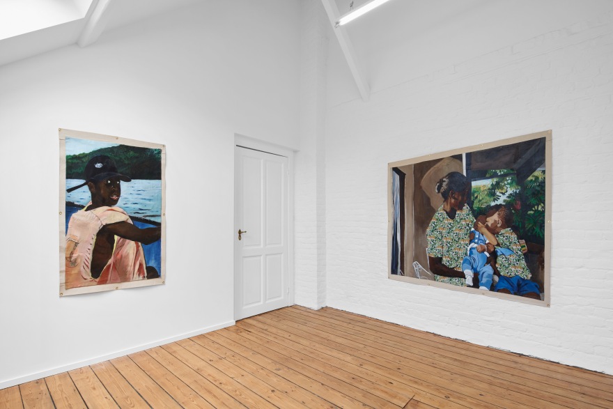 Installation View of Kareem-Anthony Ferreira, Vacation, Home (October 16 - November 13, 2021) Nino Mier Gallery, Brussels