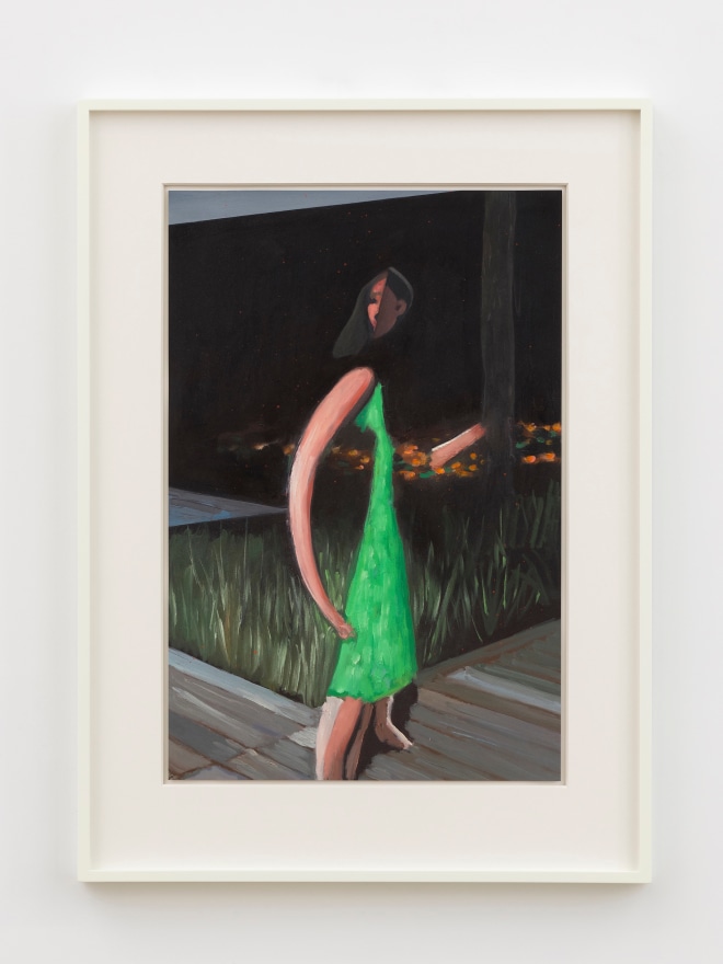 Jonathan Wateridge Deck, 2025 Oil on paper 31 1/8 x 22 3/4 x 1 5/8 in (framed) 79 x 57.9 x 4 cm (framed) (JWA25.021)
