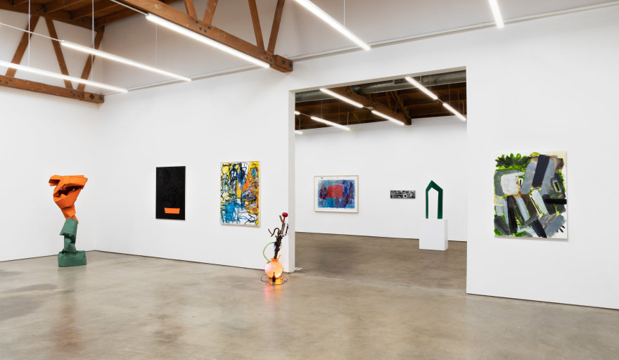 Some Trees, Organized by Christian Malycha, 2019, Nino Mier Gallery, Los Angeles, Installation view Southwest Corner of Secondary Room