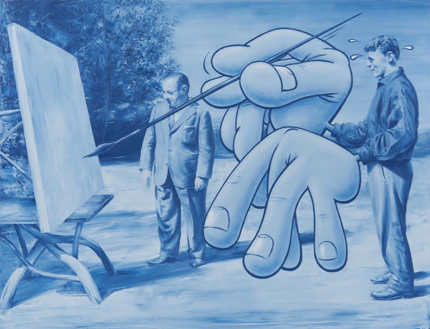 Paco Pomet The Critic, 2023 Oil on canvas 51 1/8 x 66 7/8 in 130 x 170 cm (PPO23.006)