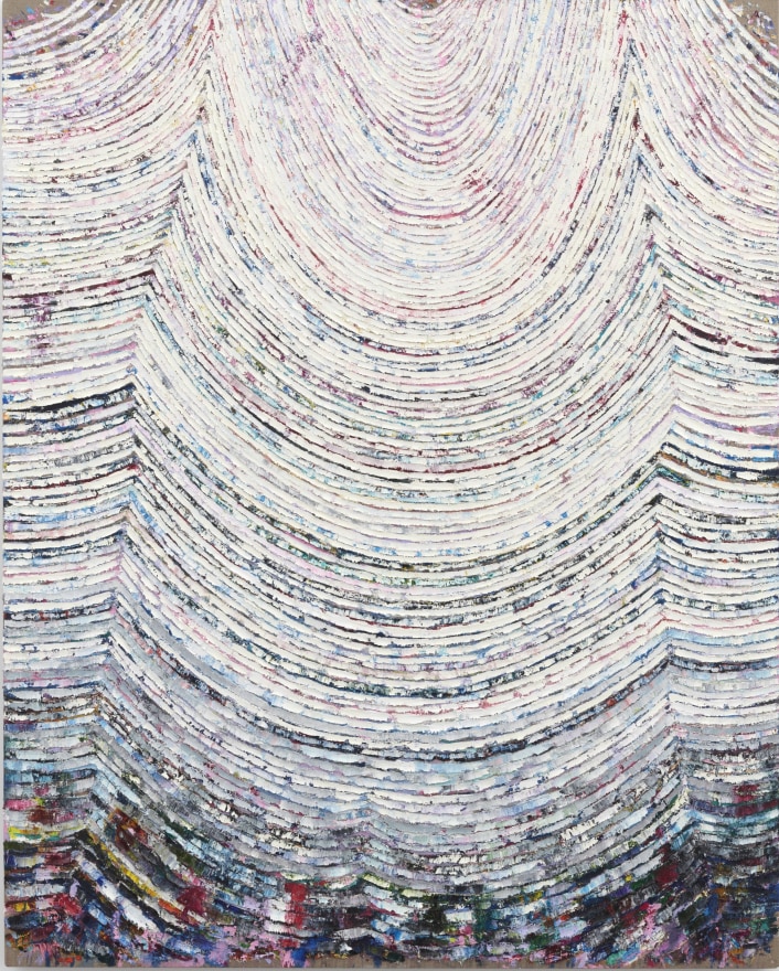 Andrew Dadson Drifting Point, 2024 Oil and acrylic on linen 74 x 59 x 2 in 188 x 149.9 x5 cm (ADA24.004)