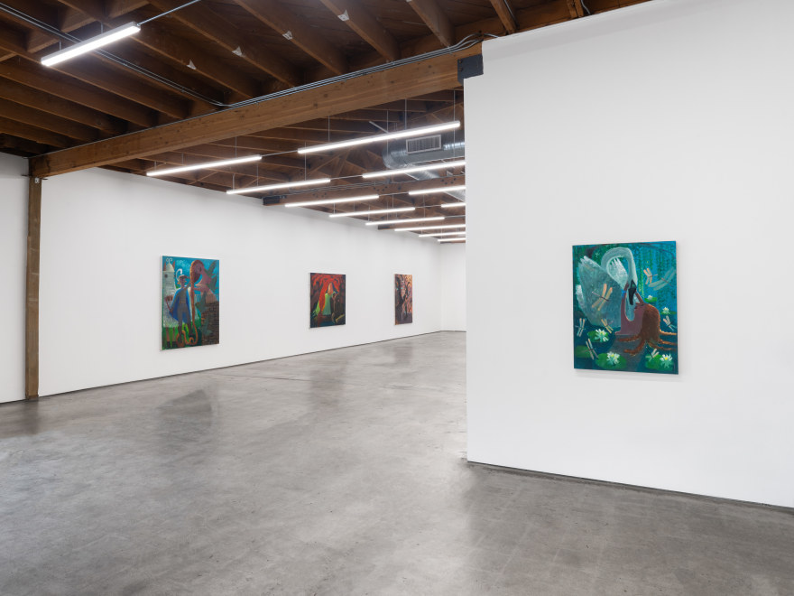 Installation View of Kyle Staver, ERZ&Auml;HLERIN, LOS ANGELES GALLERY ONE, May 18 - June 29, 2024