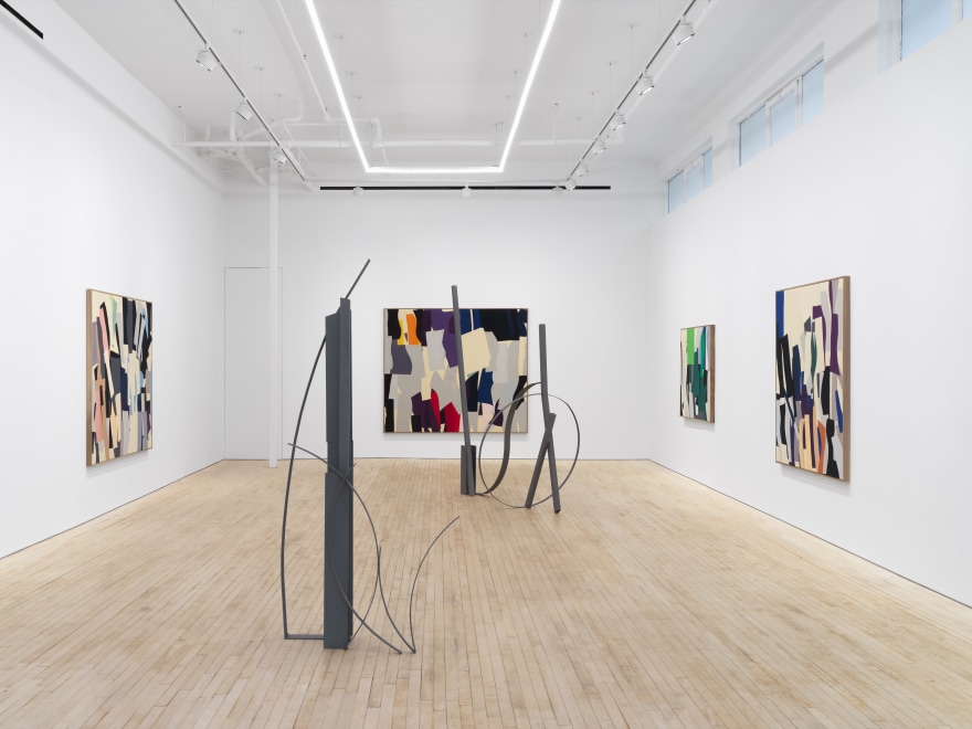 Installation view of Ethan Cook, Free Hand, Nino Mier Gallery, Tribeca, April 4 &ndash; May 9, 2025