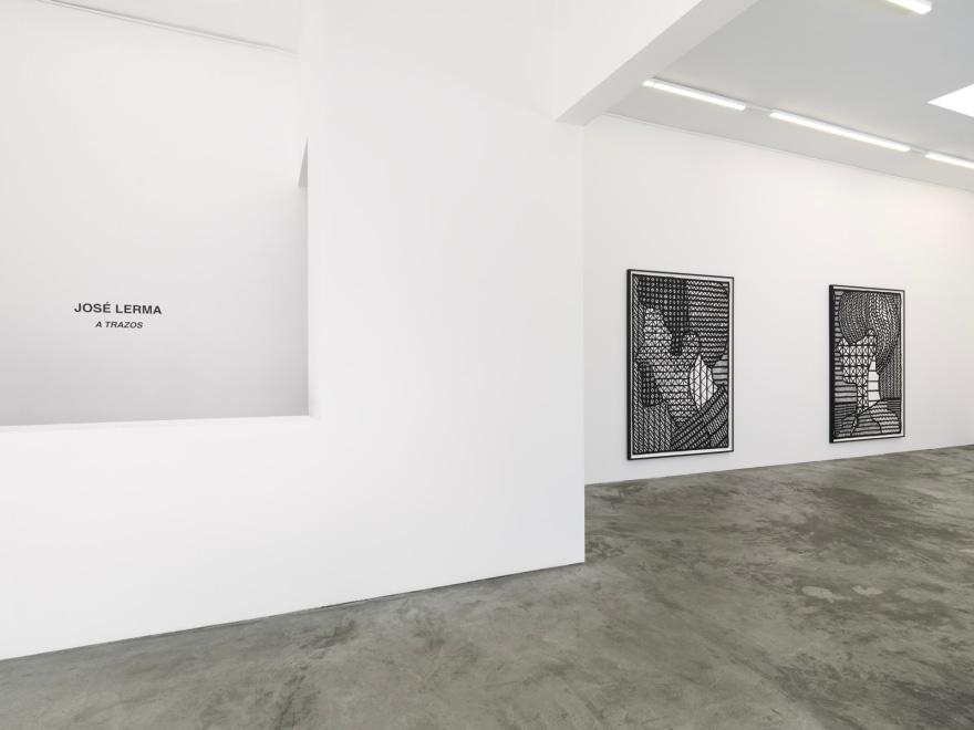 Installation View of Jos&eacute; Lerma, A Trazos (September 23 - October 21, 2023) Nino Mier Gallery, Los Angeles, CA