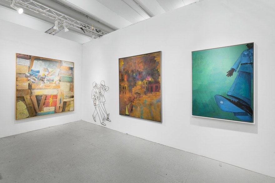 Installation view of Tomasz Kowalski, NADA NY (May 18 - 21, 2023), Nino Mier Gallery.