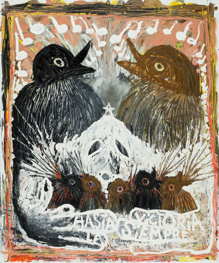 Bendix Harms Hasta La Victoria siempre (Ghost of Jungm&ouml;nche), 2015 Oil on canvas 47 1/4 x 39 3/8 in 120 x 100 cm (BHA17.008)