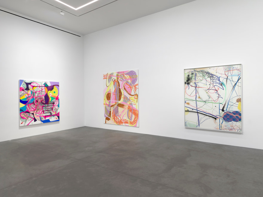 Installation view of aligned, Nino Mier Gallery, Soho, February 12 &ndash; March 22, 2025